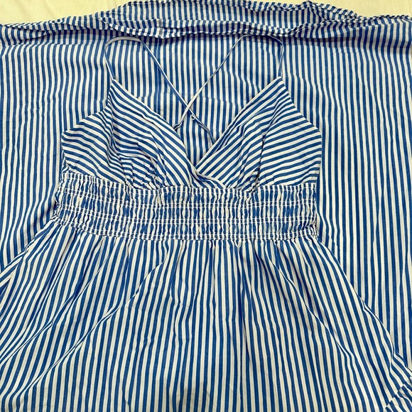 Madewell Empire Waist Tiered Maxi Dress In Stripe - Picture 13 of 13